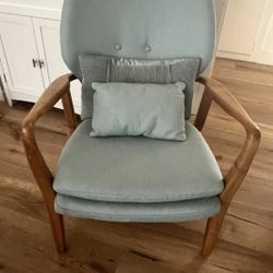 Side Chair Accesory Chair Seafoam Green 