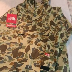 North Face Supreme Duck Camo Anorak Jacket 