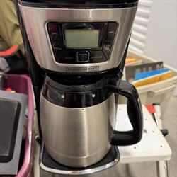 BLACK+DECKER 12-Cup Thermal Coffeemaker, Black/Silver, CM2035B 