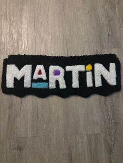 Custom Tufted "MARTIN" Name Rug