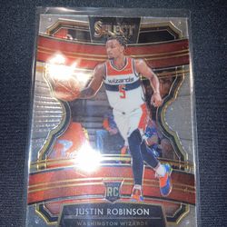 2019-20 Select Concourse #15 Justin Robinson Washington Wizards 