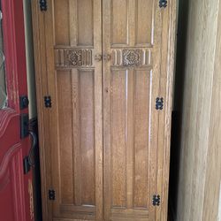 Blond Wooden armoire 