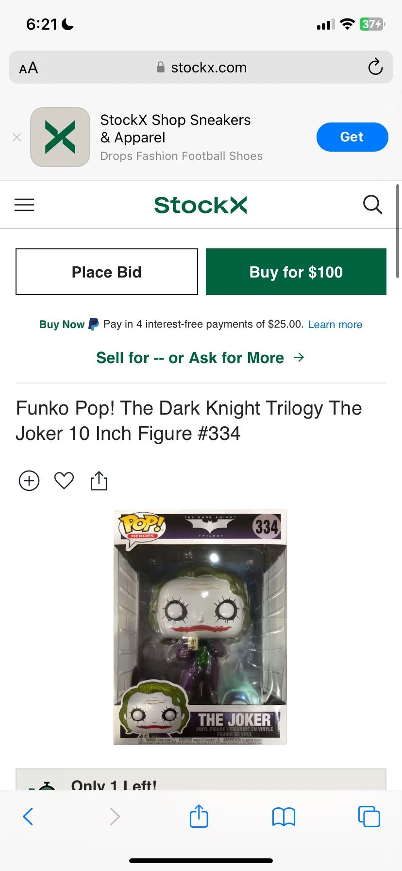 10 Inch Funko PoP The JOKER,All Products : American Fashion Style Bags On Sale