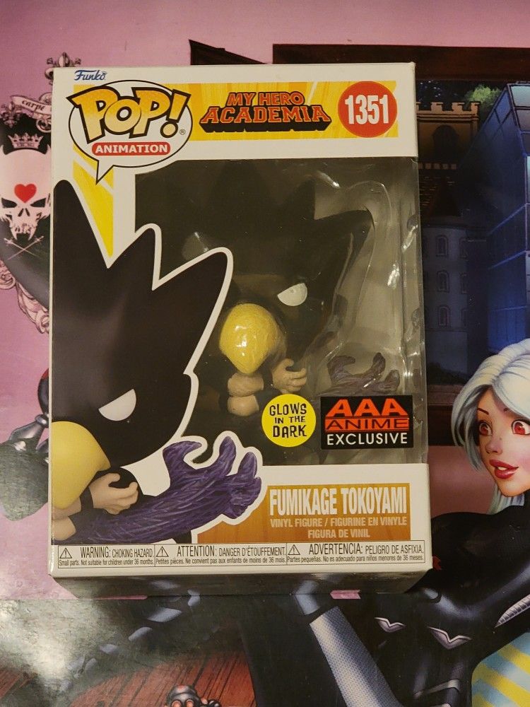 Funko Pop! Vinyl: Fumikage Tokoyami #1351 (Damaged box read description) 🏜🐕🏜