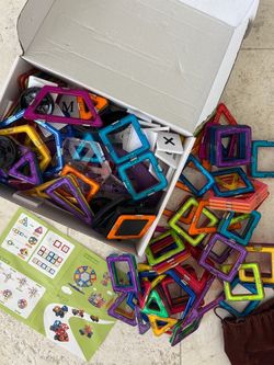 Magnetic blocks kids toy