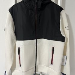 Messi Brand Signature Cuff White Track Jacket Size Medium