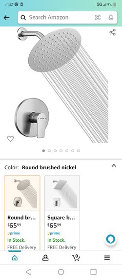 NIB Circle Shower Set