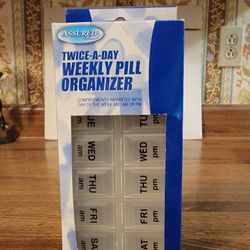 Twice A Day Weekly Pill Organizer