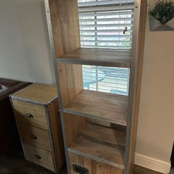 Shelf & Dresser Combo (Antique Look)