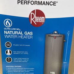 Rheem 50 Gallon Gas Water Heater 