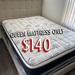 New Queen Mattress Only $140