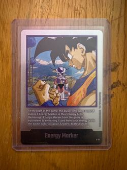 Energy Marker E-77 Silver Manga Booster 2 Dragon Ball Fusion Goku