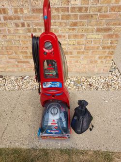 Bissell Proheat X2 system upright all purpose carpet shampooer carpet cleaner Upholstery Stairs Vehicle Carpet Cleaner Shampooer new used one time. Mo
