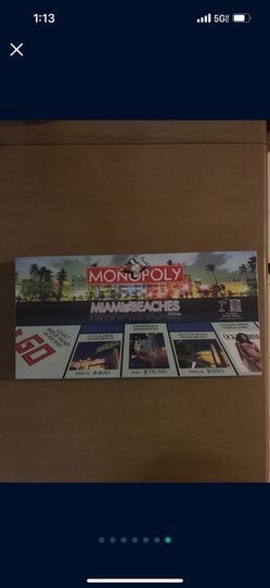 Monopoly Miami And The Beaches Edition