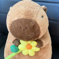 Capybara Backpack Plush Bags
