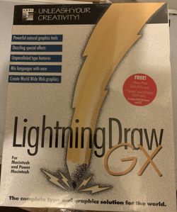 New Lightning draw GX For Macintosh