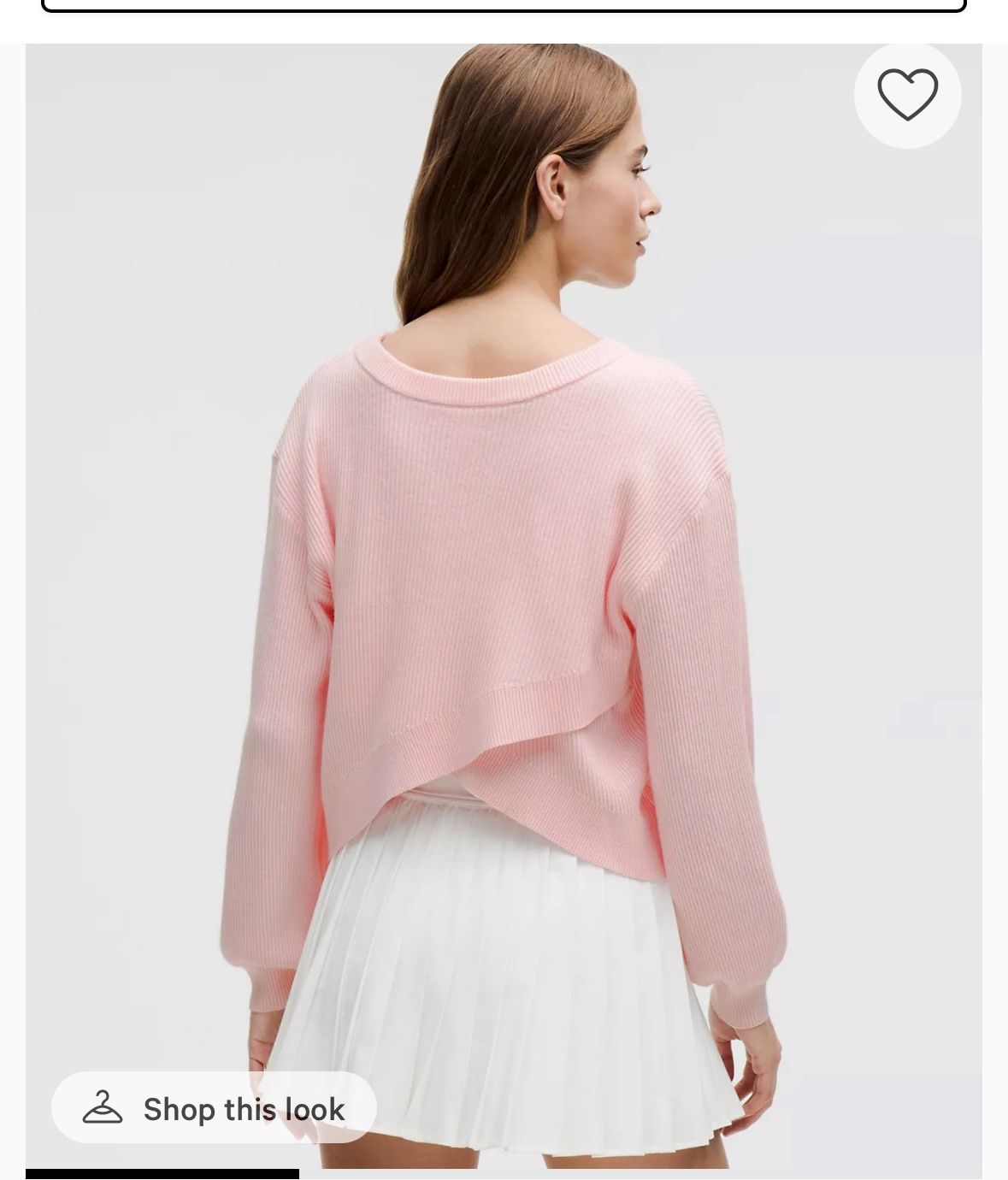 lululemon Reversible Crossover Sweater M