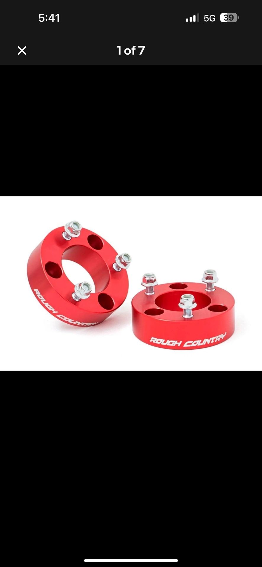 2.5 Front Leveling Spacers