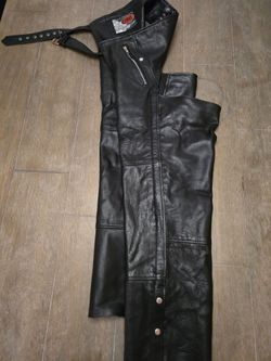 Men's leather chaps