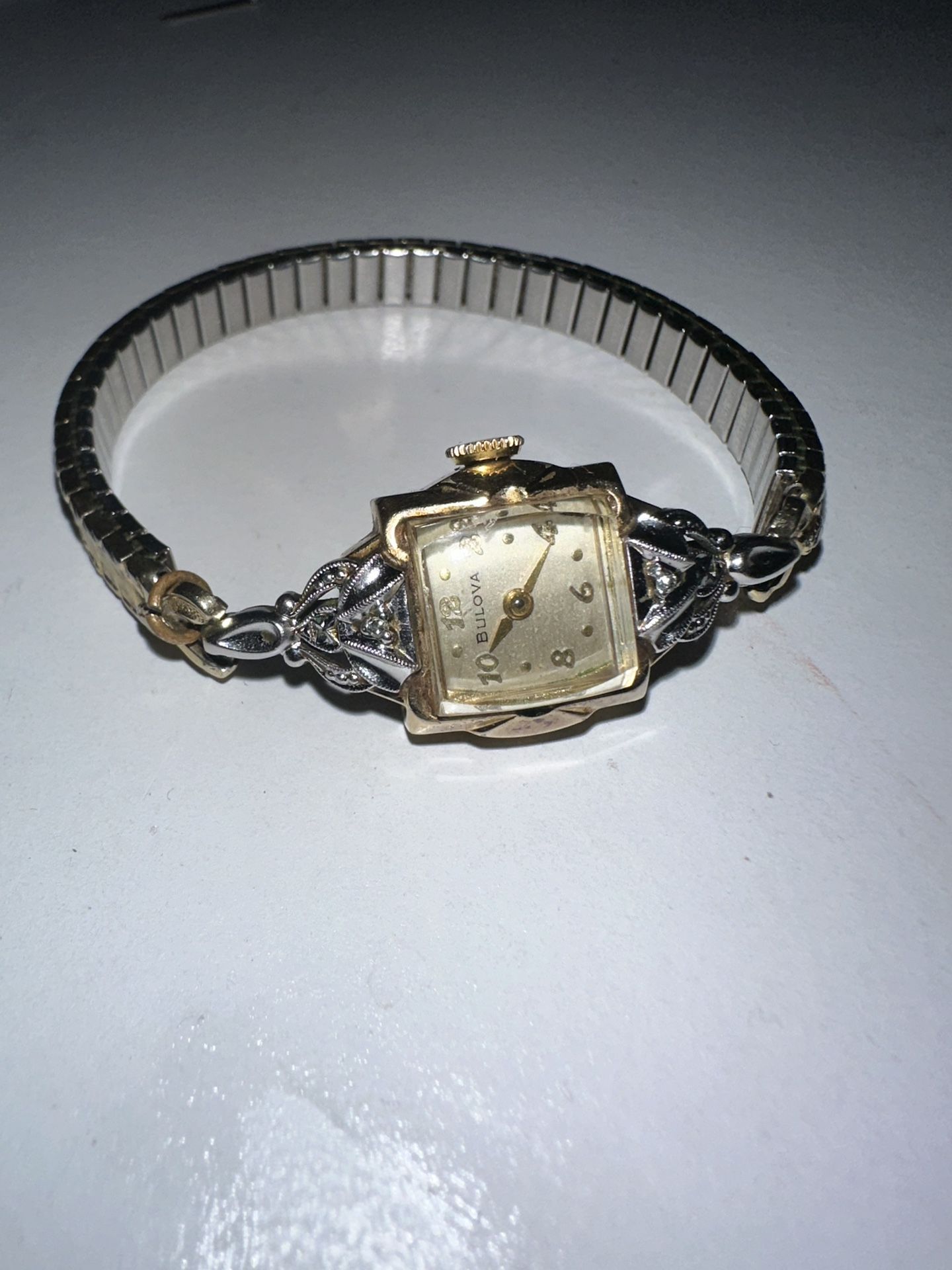 10k Rolled Gold Plate Bulova Antique Watch (Rare) 