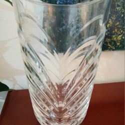 Designer Lead Crystal Large Vase