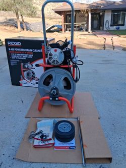RIDGID K- 400 powered cleaner 3/8" X 75