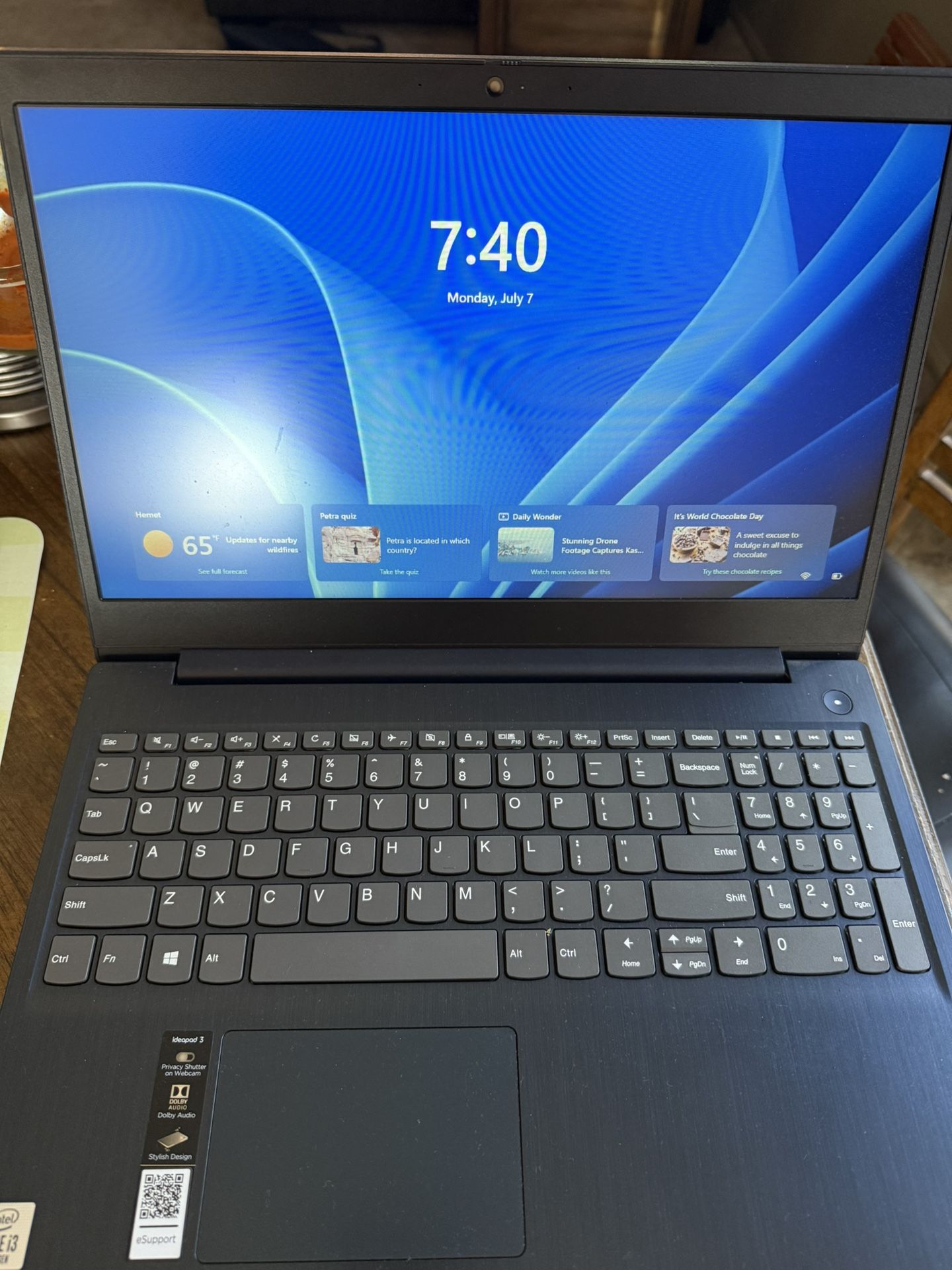 Lenovo Laptop 15 Inch, 8 RAM, 256 GB, Like New