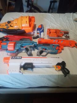 Nerf Gun Lot – 7 Blasters Including Ultra