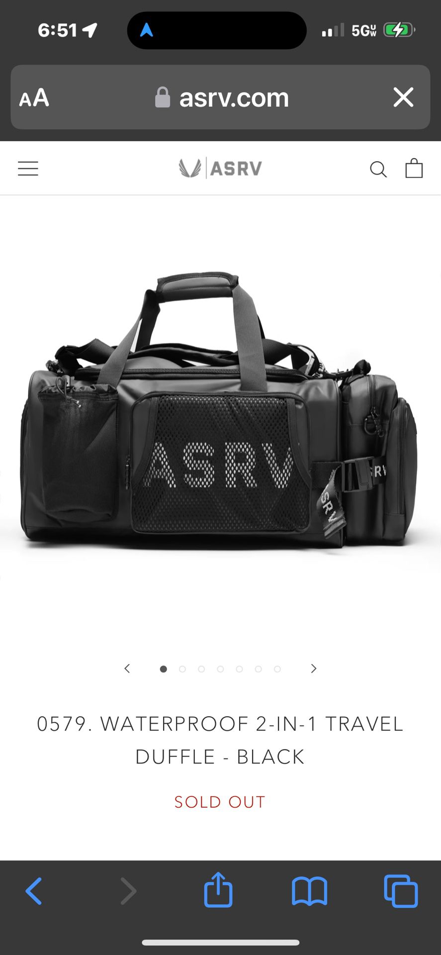 ASRV Duffle Bag