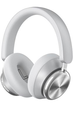 Active Noise Cancelling Headphones Over Ear - Silver