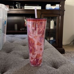 original flower design starbucks cup