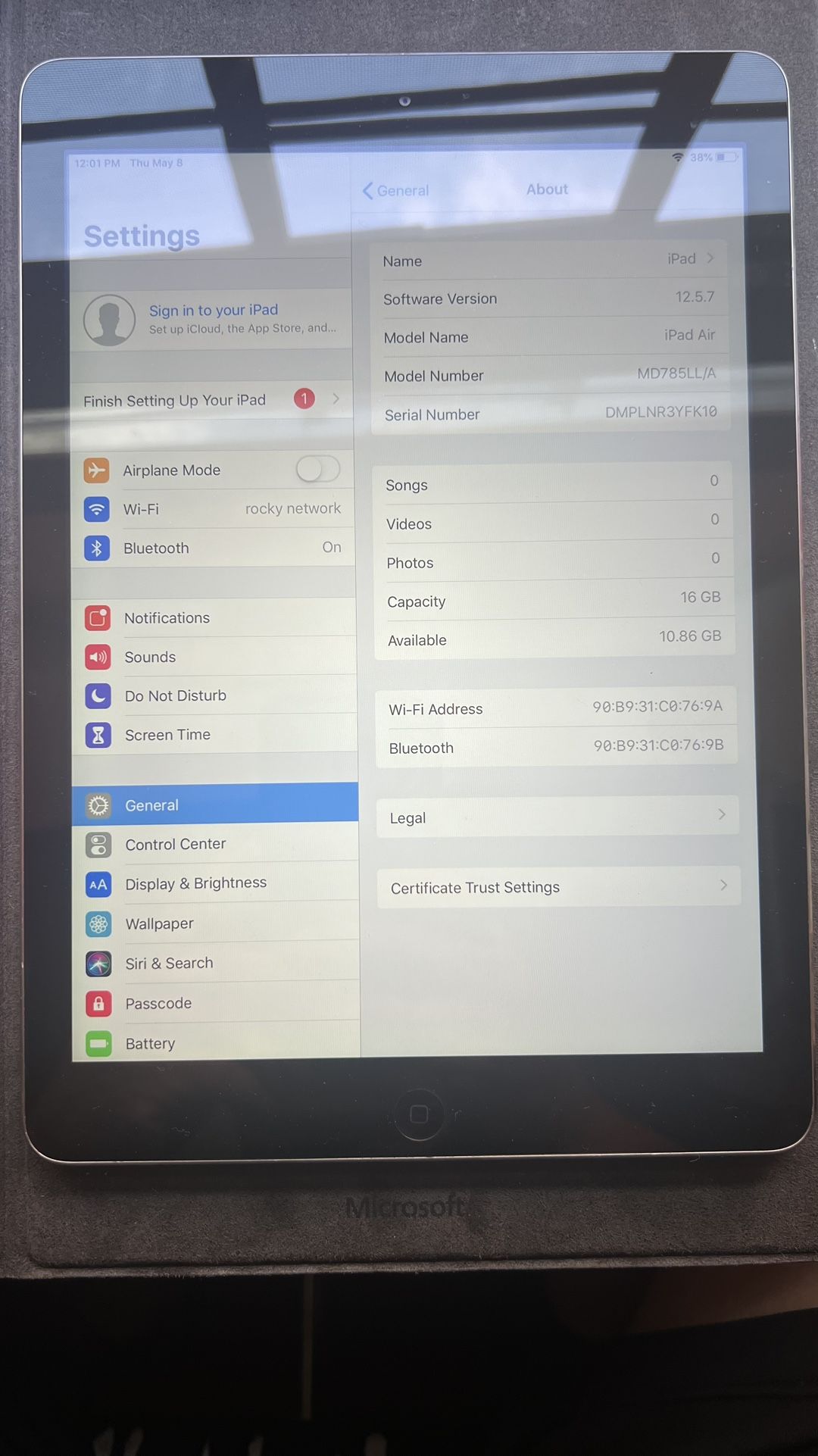 iPad Air 1 Gen 16 Gb