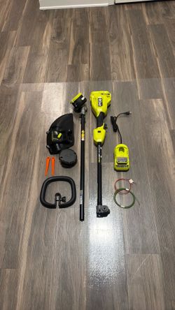 RYOBI ONE+ HP 18V Brushless Whisper Series 15 in. Cordless Attachment Capable String Trimmer (Tool Only)