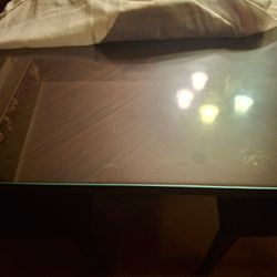 Kitchen Table With 6 Chairs And Glass  Top