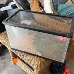 Fish Tank Terrarium Glass Pet Reptile Cage 