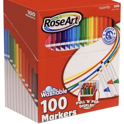 Markers-RoseArt Supertip Washable—100/$6