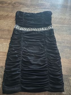 Black tight dress