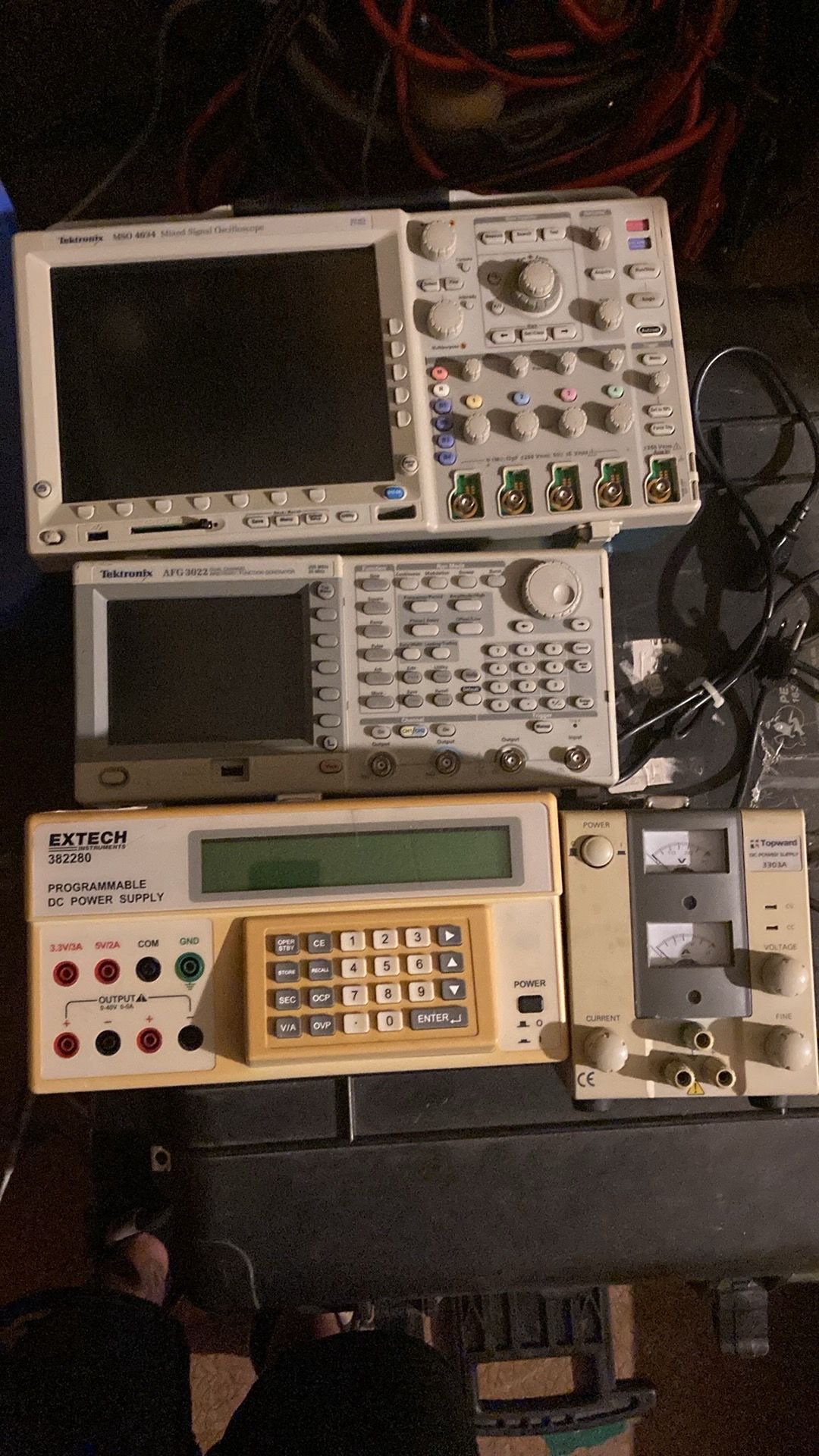 Tektronix Oscilloscope, Power Supplies, Etc $800