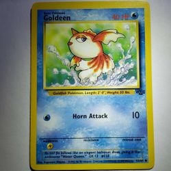 #2. 1999 WotC GOLDEEN 53/64 POKÉMON CARD. JUNGLE SET. COMMON. NM