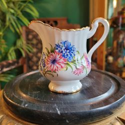 Vintage PARAGON Flower Festival Pattern Fine Bone China England Creamer Dish