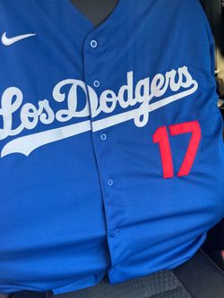 Nike LA Dodgers #17 Baseball Jersey size 2X New Grey do not have tags $85 each one