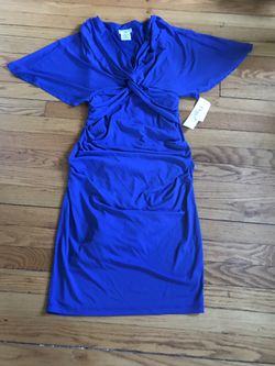 Royal blue dress Thumbnail