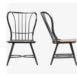 4 Vintage Industrial Chairs Metal 