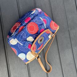 Blue Red And White Coach Smaller Purse
