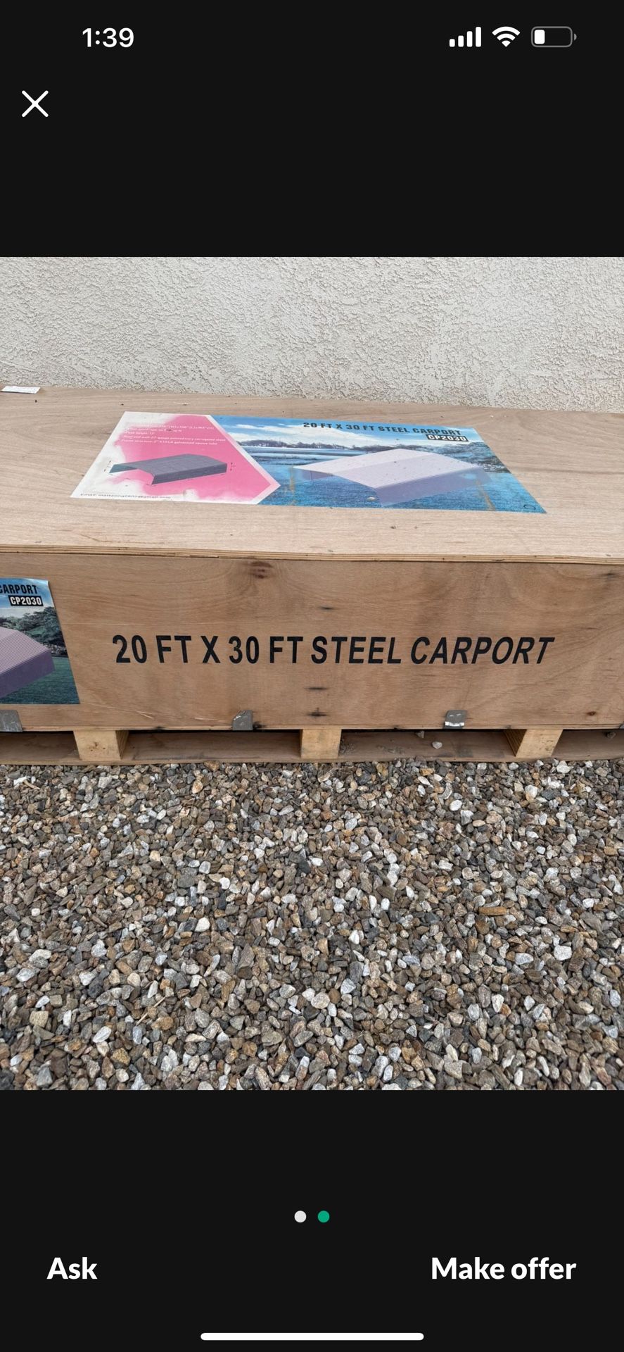 Carport 20x30