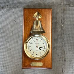 Seth Thomas Chesapeake Clock & Brass Bell Model 1047