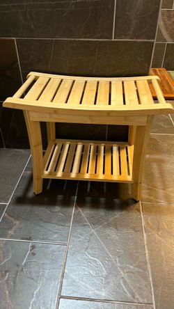 Teak Shower Bench