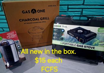 Grill, Grinder, Portable Stove