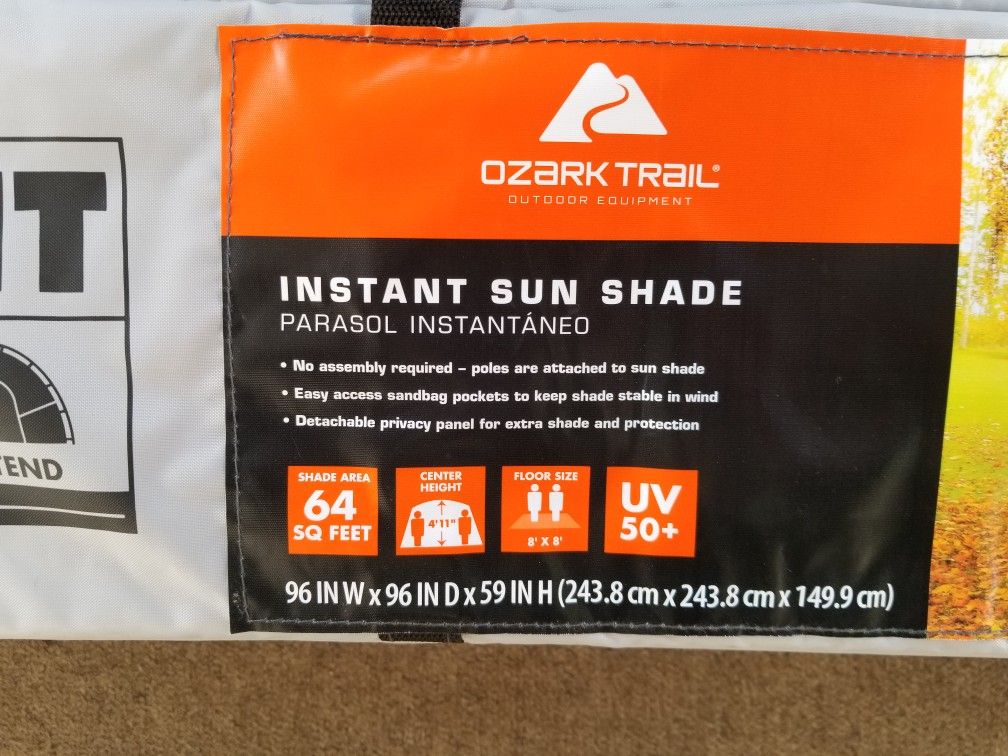 Ozark trail sun shade