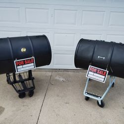 Grills On Wheels Hand Made $200.00Each Nice!!! 👍